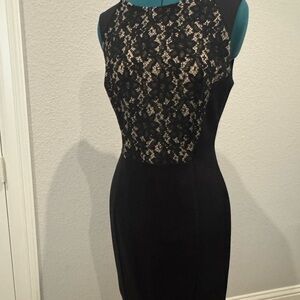 Elegant Black Lace Dress